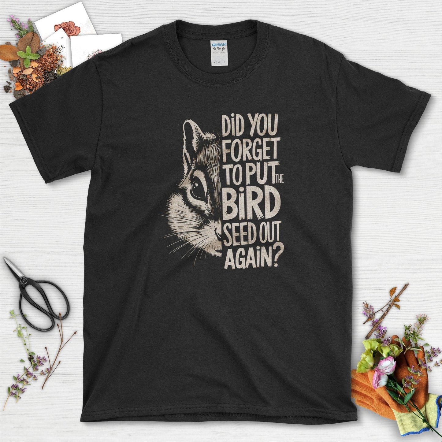 Forget The Bird Seed T-Shirt Black / S T-Shirt