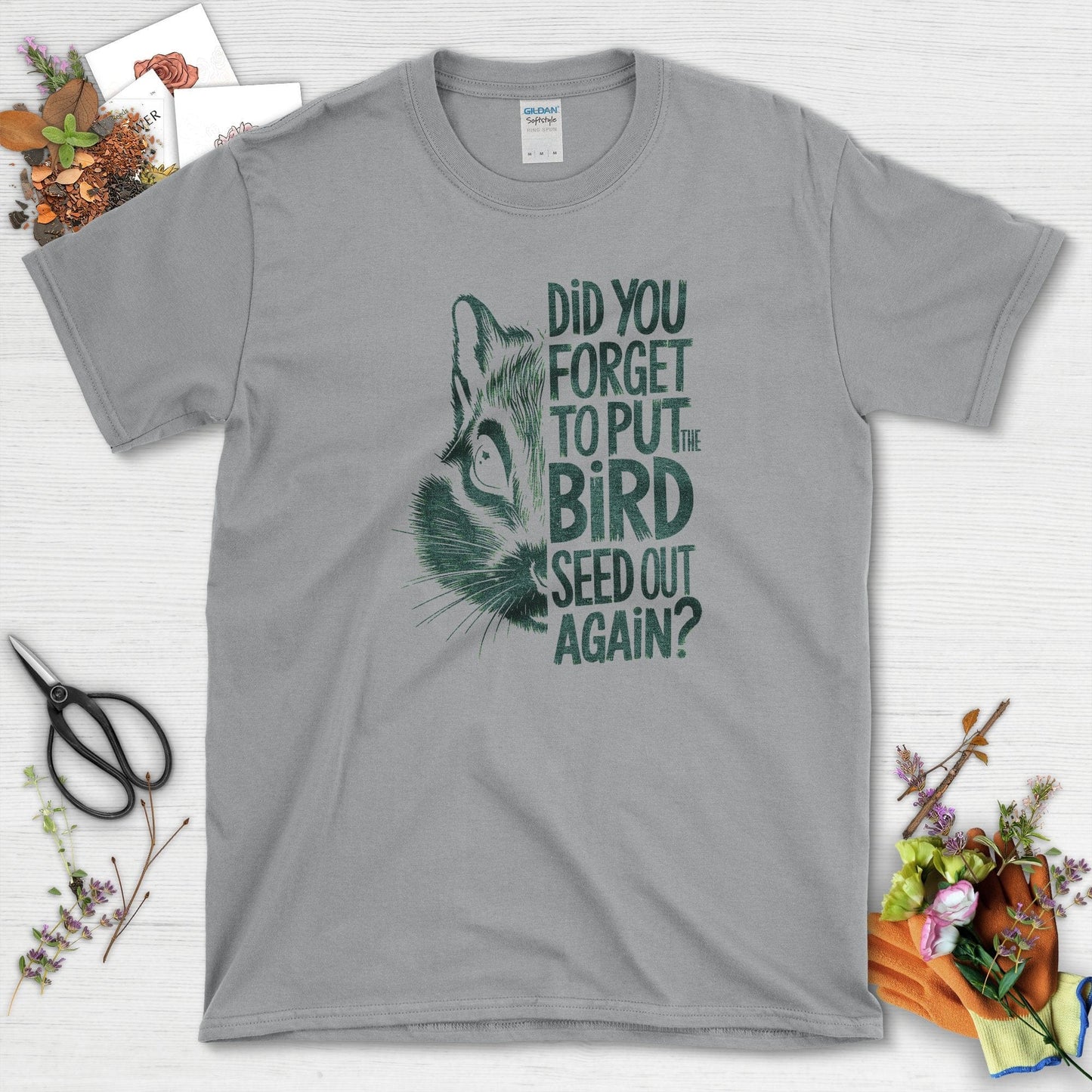 Forget The Bird Seed T-Shirt Sport Grey / S T-Shirt