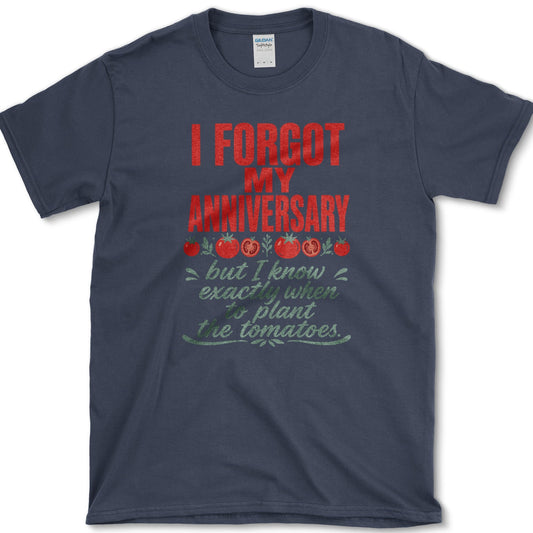 Forgot My Anniversary T-Shirt Navy / S Essential Tees
