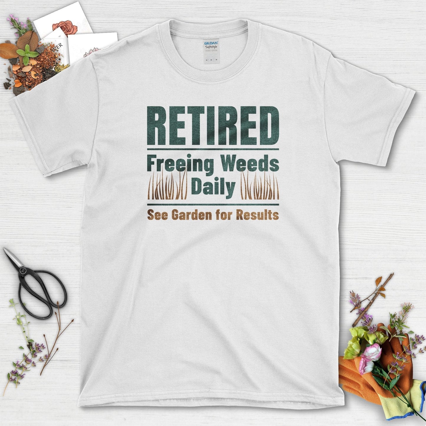 Freeing Weeds Daily T-Shirt White / S T-Shirt