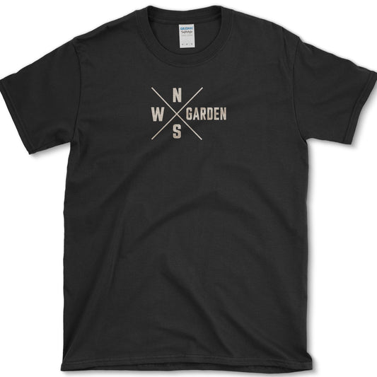 Garden Compass T-Shirt Black / S Essential Tees