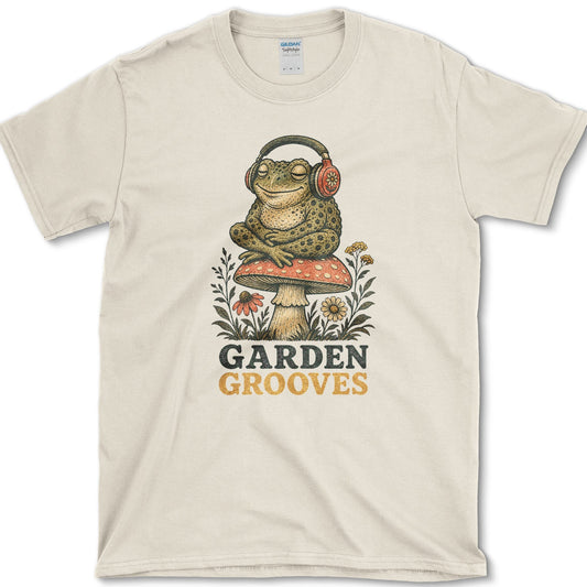 Garden Grooves T-Shirt S / Natural Essential Tees