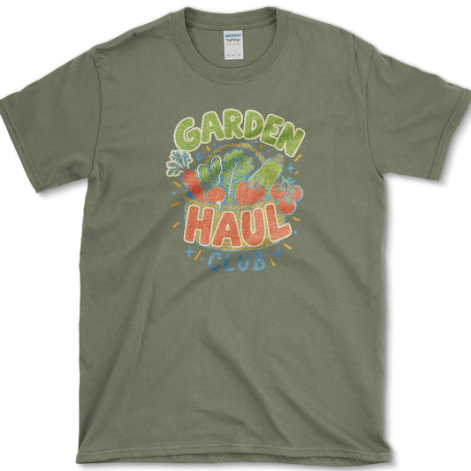 Garden Haul Club T-Shirt S / Military Green Essential Tees