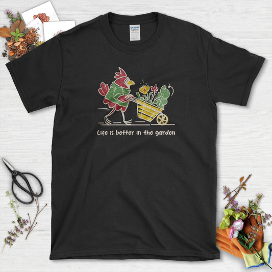 Garden Life is Better T-Shirt Black / S T-Shirt