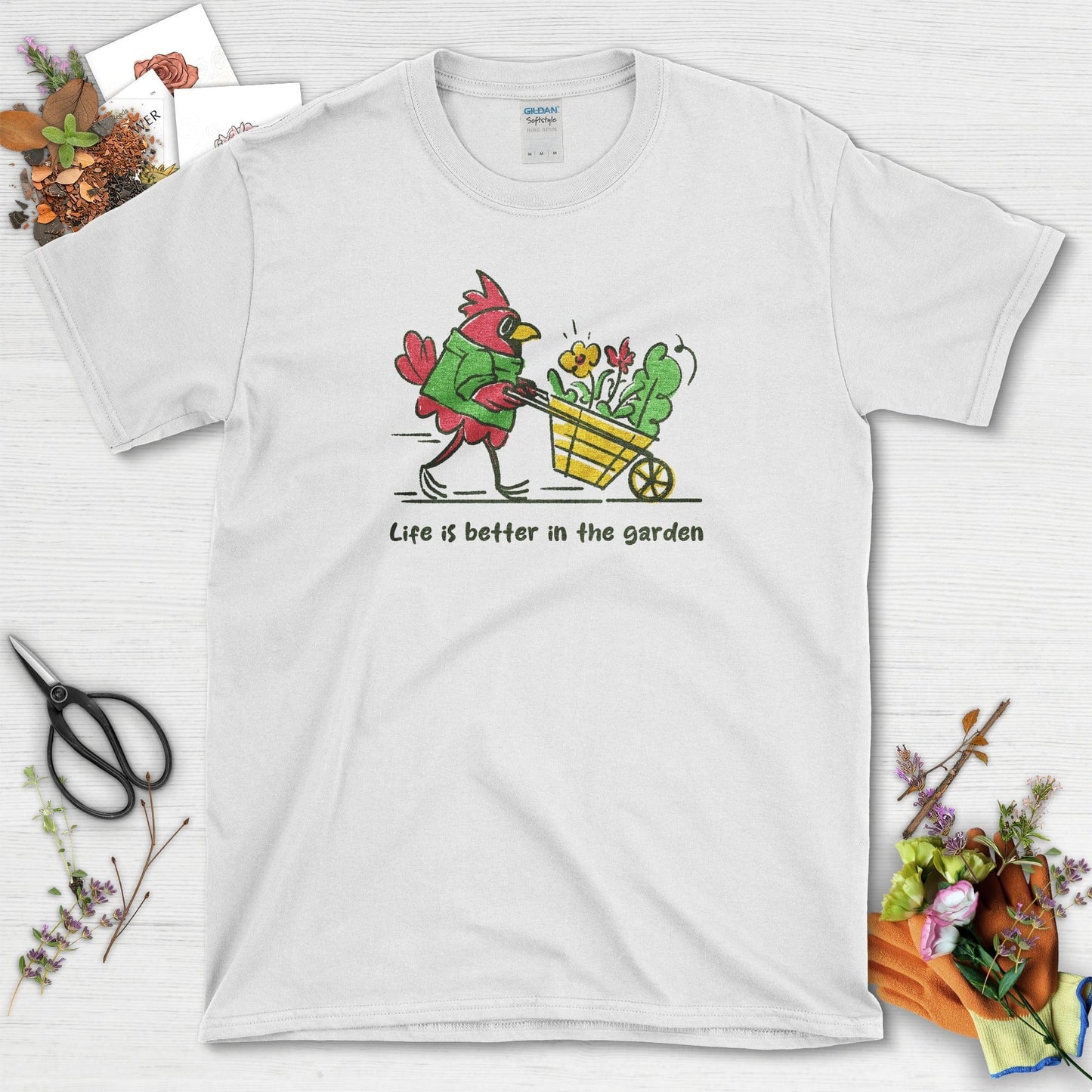 Garden Life is Better T-Shirt White / S T-Shirt