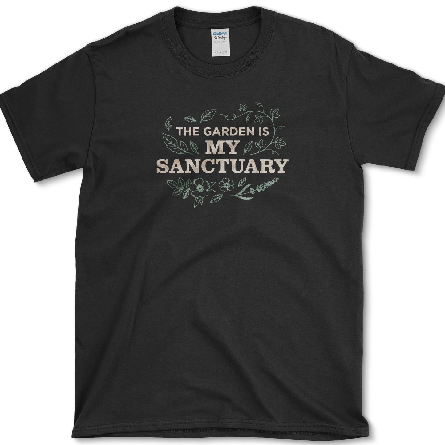 Garden Sanctuary T-Shirt S / Black Essential Tees