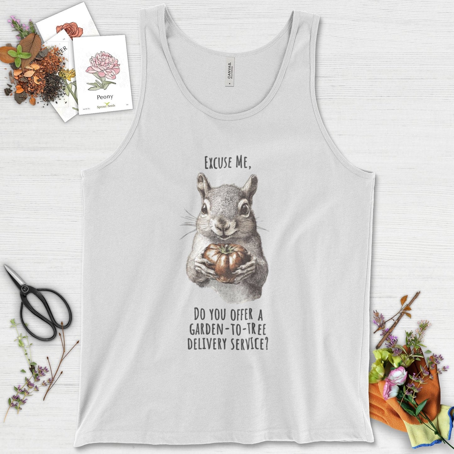 Garden to Tree Delivery Tank Top White / XS Physical Item