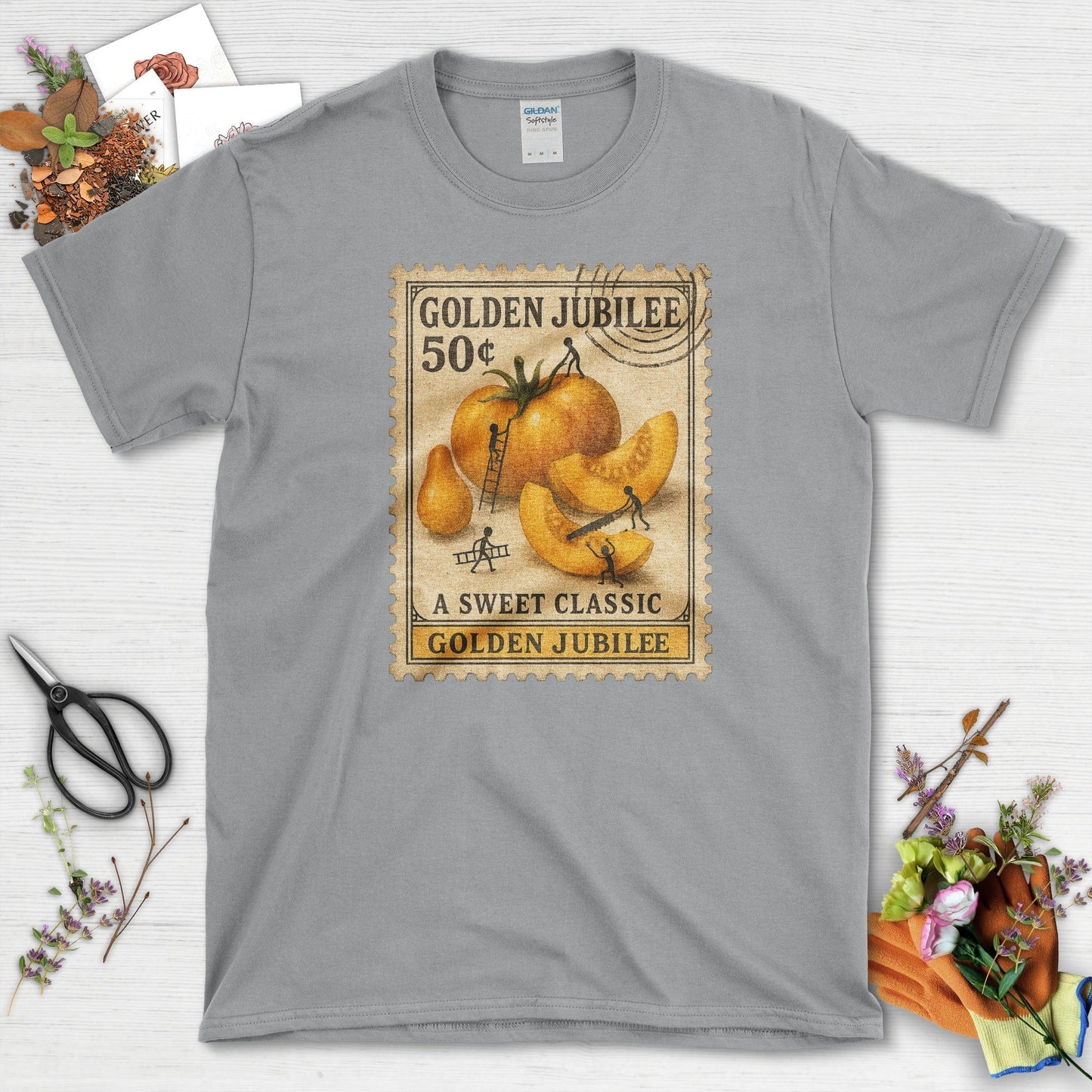 Golden Jubilee Classic Stamp T-Shirt Sport Grey / S T-Shirt