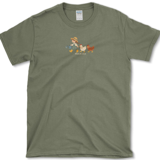 Goodness And Mercy T-Shirt Military Green / S Essential Tees