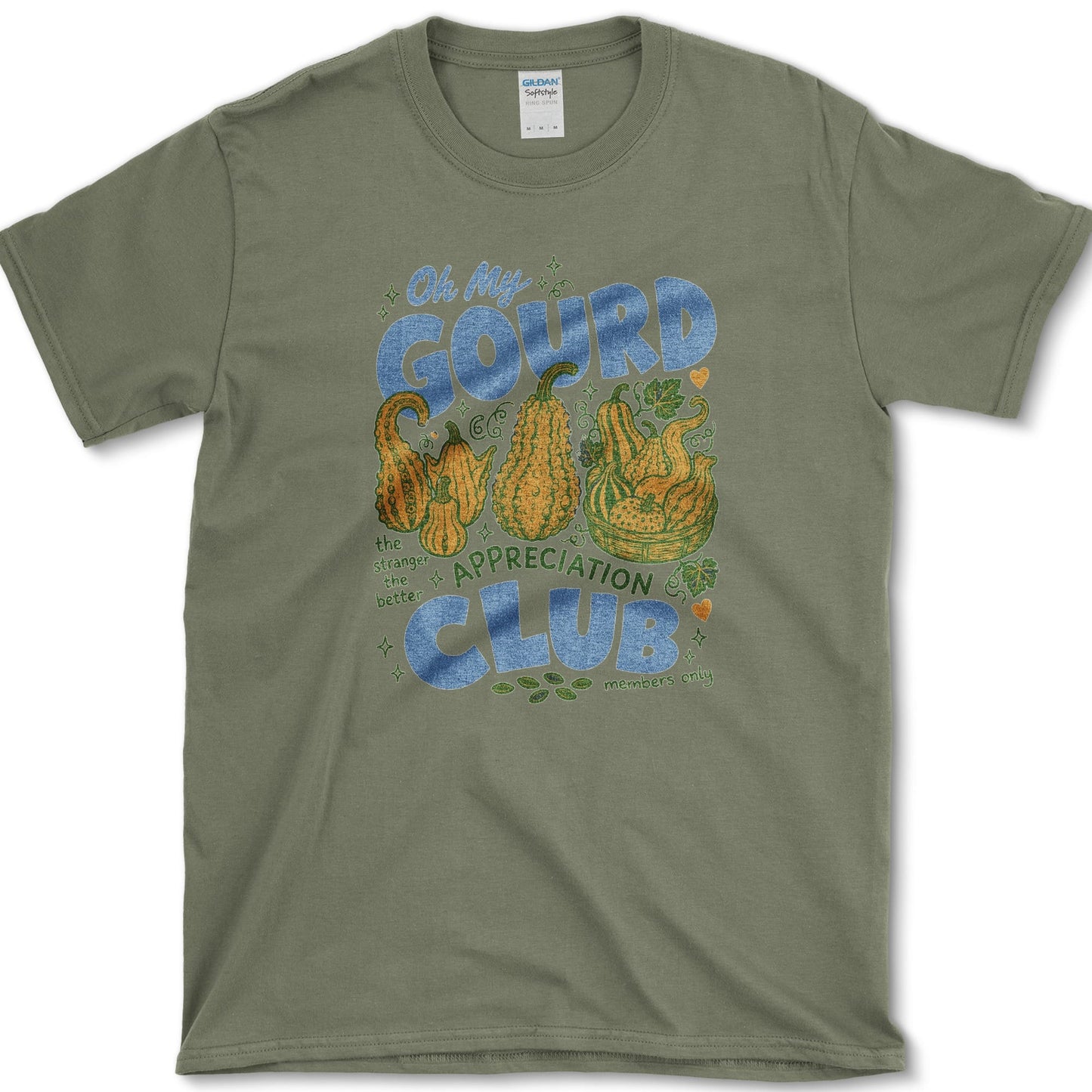 Gourd Appreciation Club T-Shirt Military Green / S Essential Tees