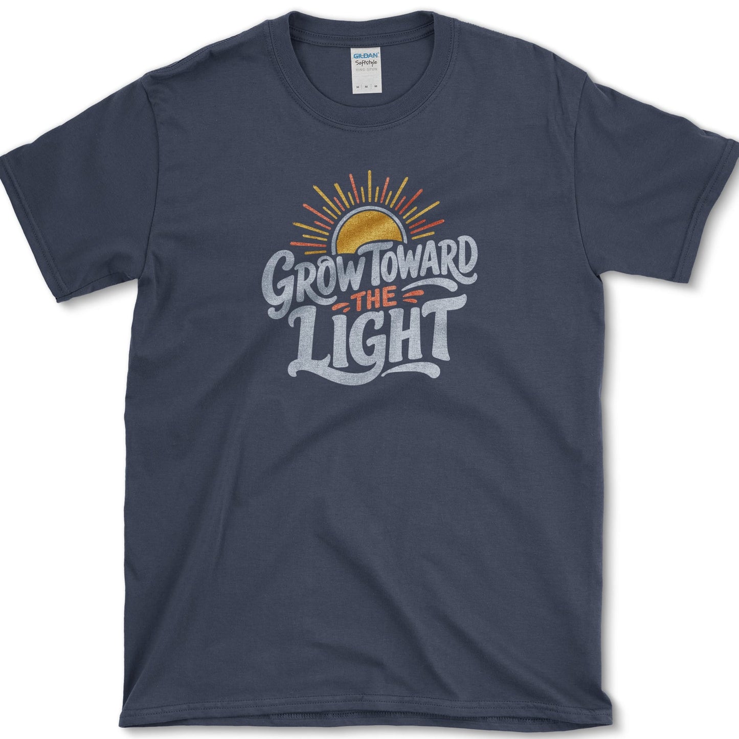 Grow Toward Light T-Shirt S / Navy Essential Tees