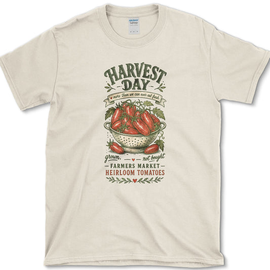 Harvest Day T-Shirt S / Natural Essential Tees