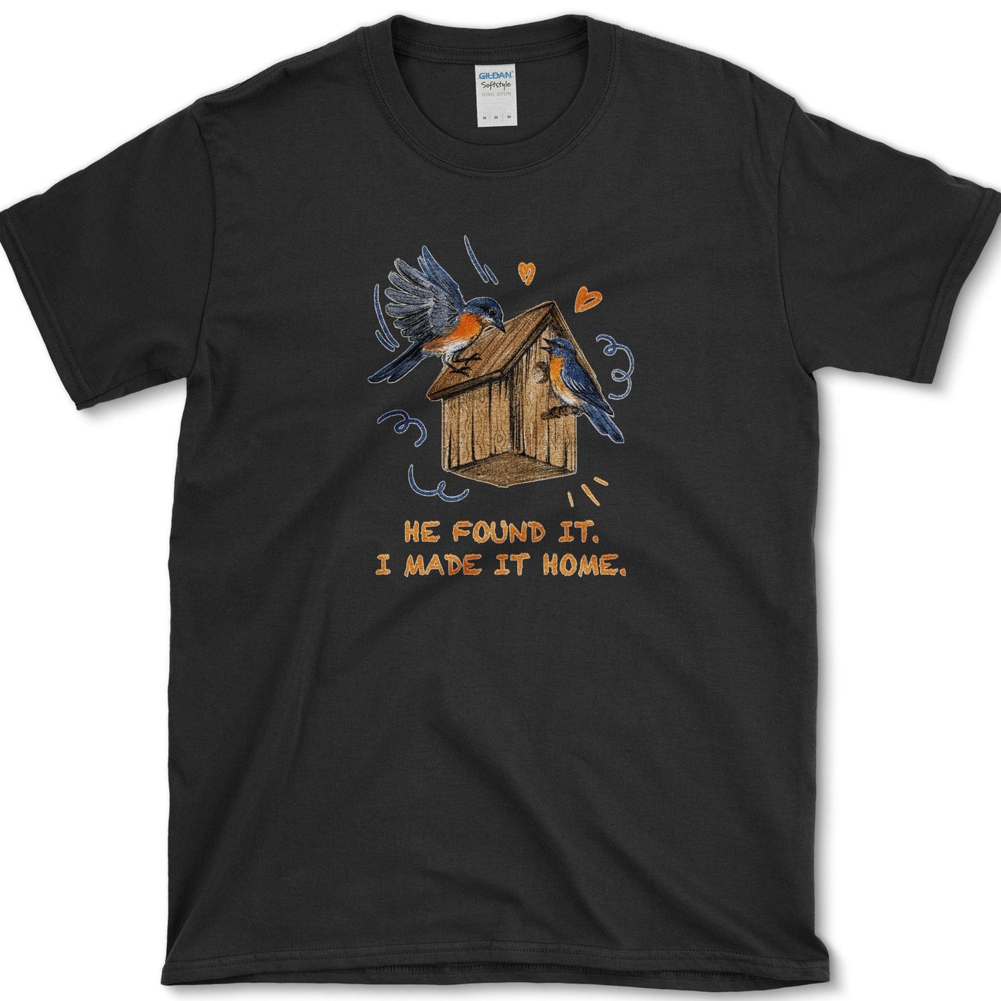 He Found It T-Shirt Essential Tees / S / Black Physical Item