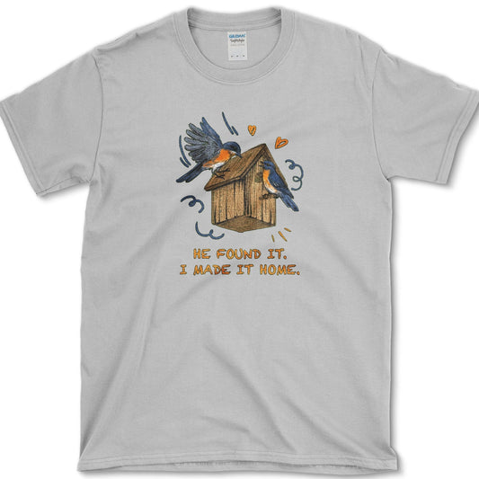 He Found It T-Shirt Essential Tees / S / Sport Grey Physical Item