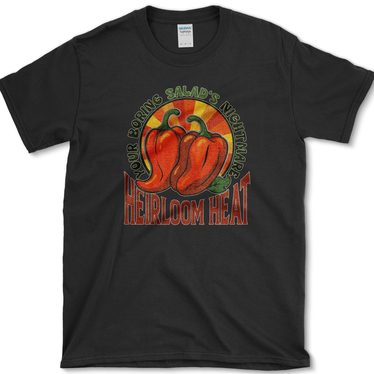 Heirloom Heat Salad's Nightmare T-Shirt Black / S Essential Tees