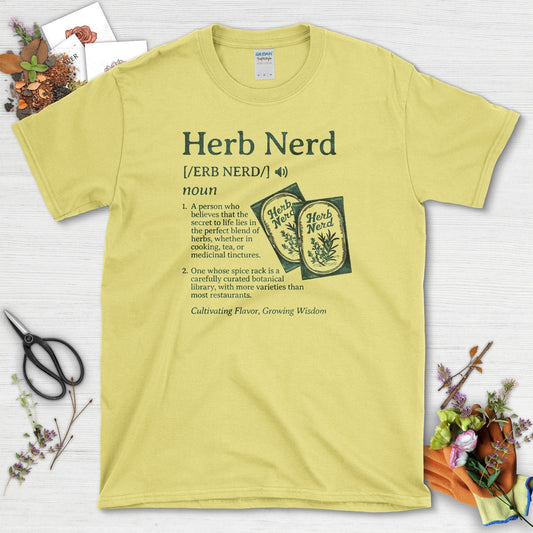 Herb Nerd Definition T-Shirt Cornsilk / S T-Shirt