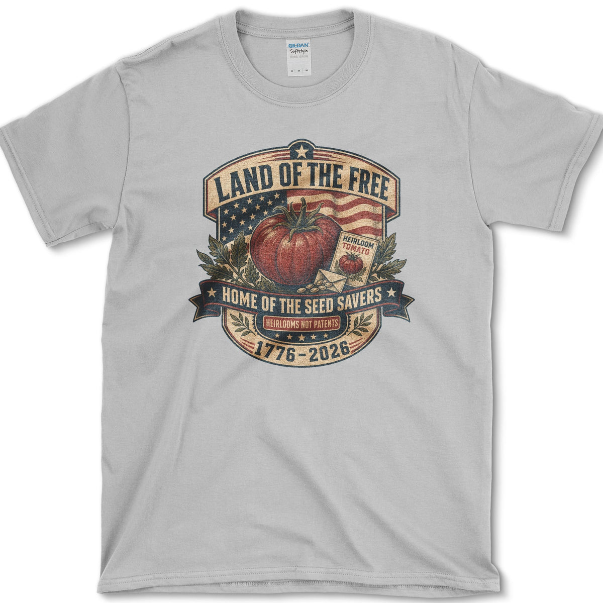 Home Of Seed Savers T-Shirt S / Sport Grey Essential Tees