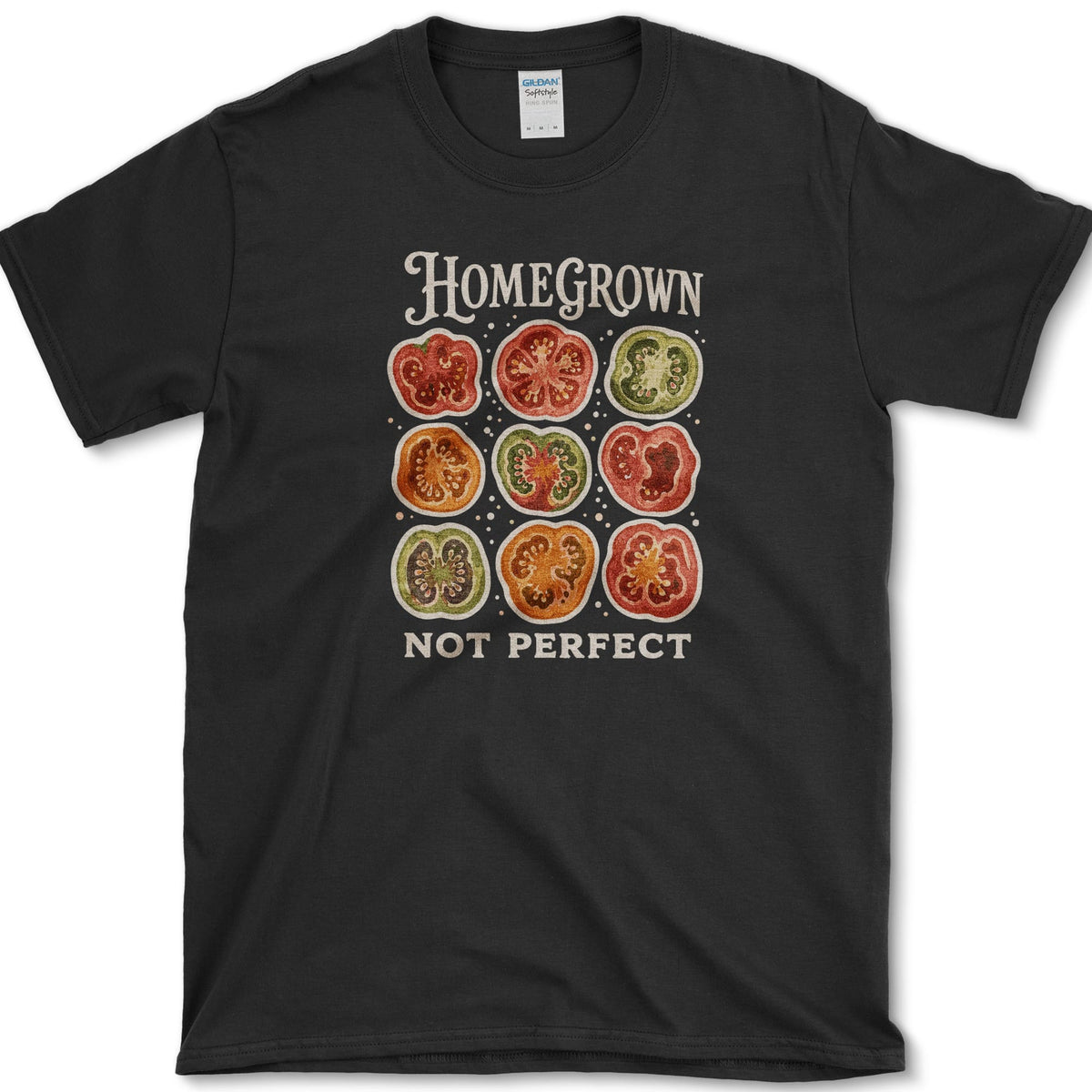 Homegrown Not Perfect T-Shirt S / Black Essential Tees
