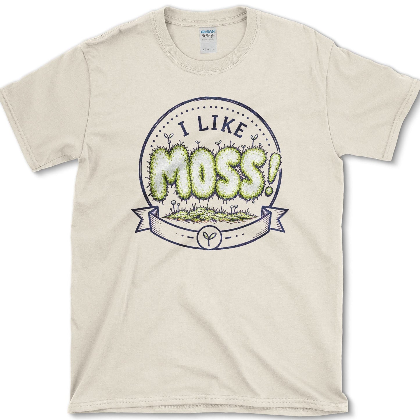 I Like Moss T-Shirt S / Natural Essential Tees