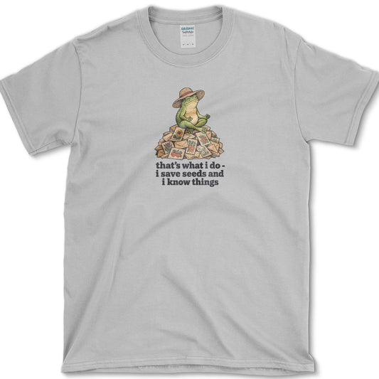 I Save Seeds T-Shirt Sport Grey / S Essential Tees