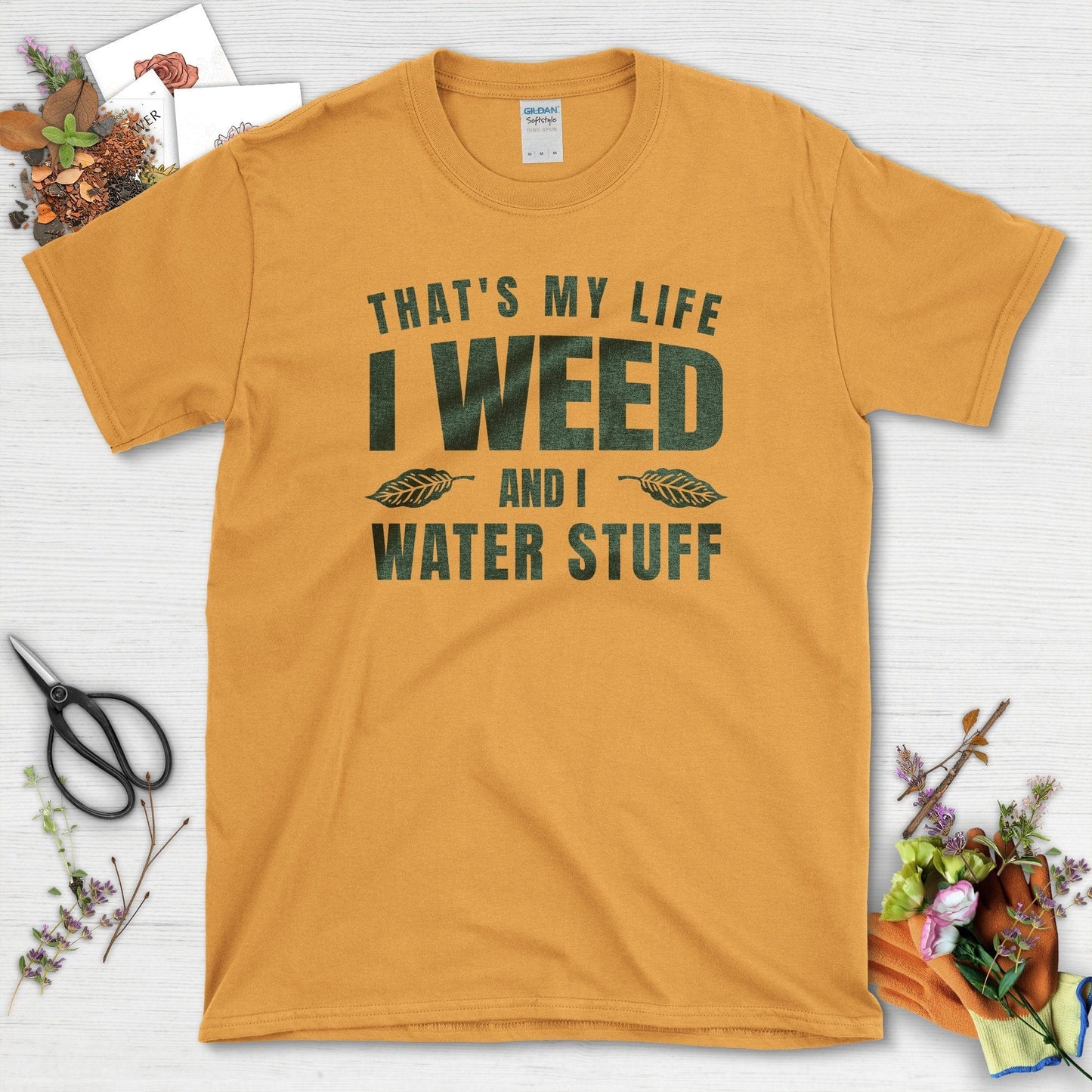 I Weed And I Water Stuff Youth T-Shirt Youth T-Shirt / XS / Tennessee Orange Physical Item