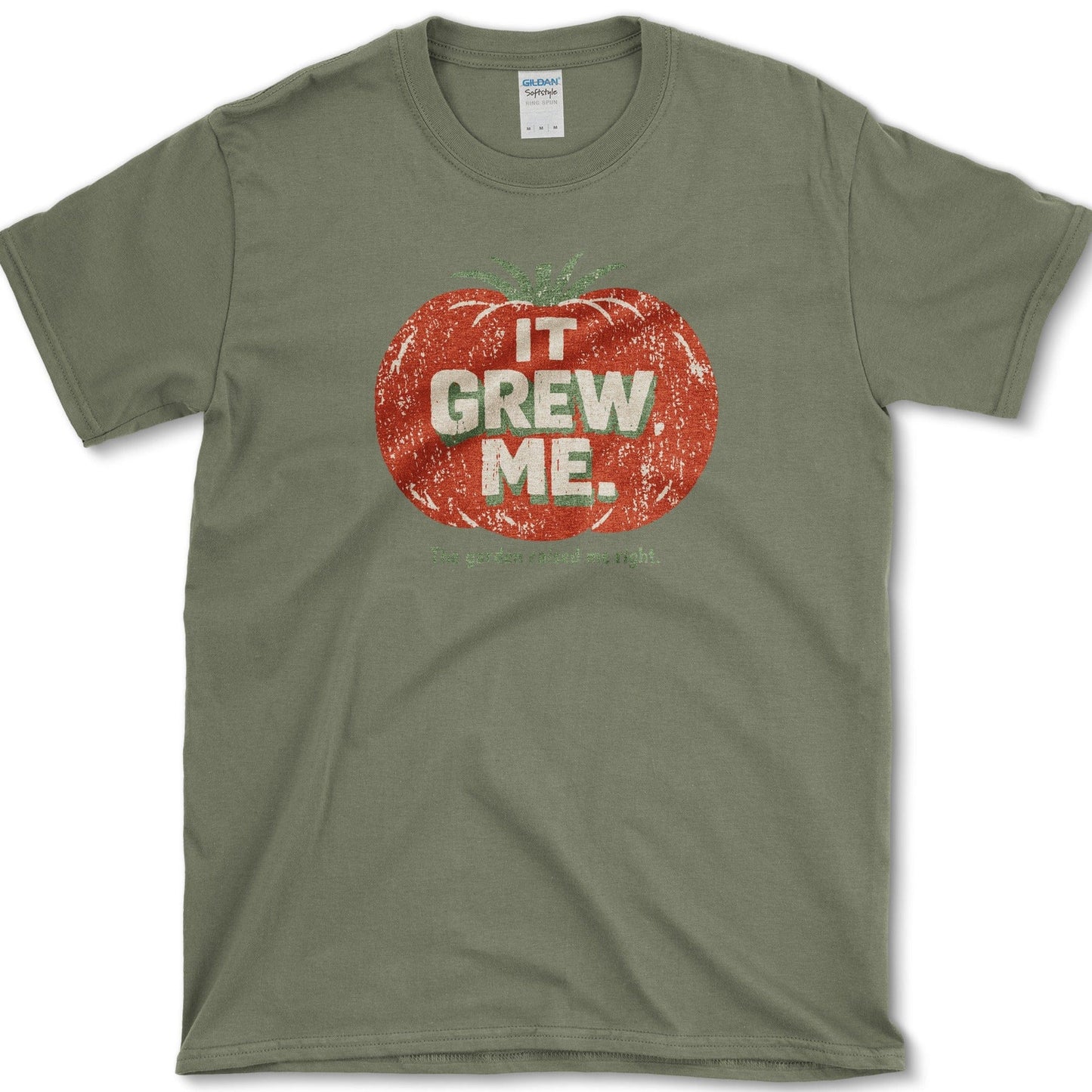 It Grew Me T-Shirt Essential Tees / S / Military Green Physical Item