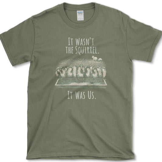 It Was Us T-Shirt Military Green / S Essential Tees