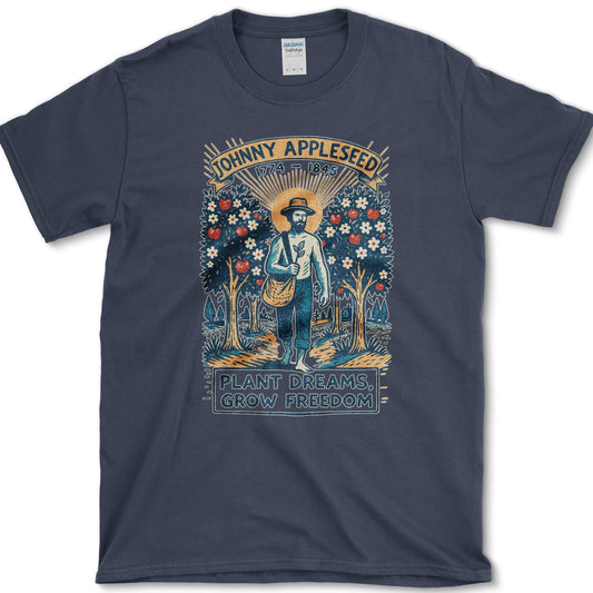 Johnny Appleseed T-Shirt Navy / S Essential Tees