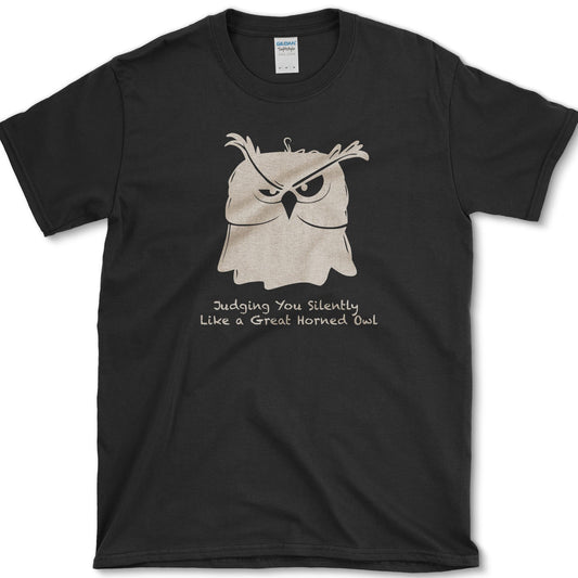 Judging You Silently T-Shirt Black / S Essential Tees