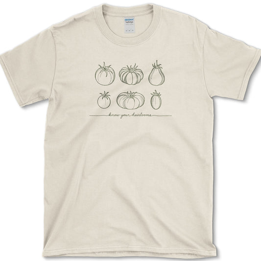 Know Your Heirlooms T-Shirt S / Natural Essential Tees