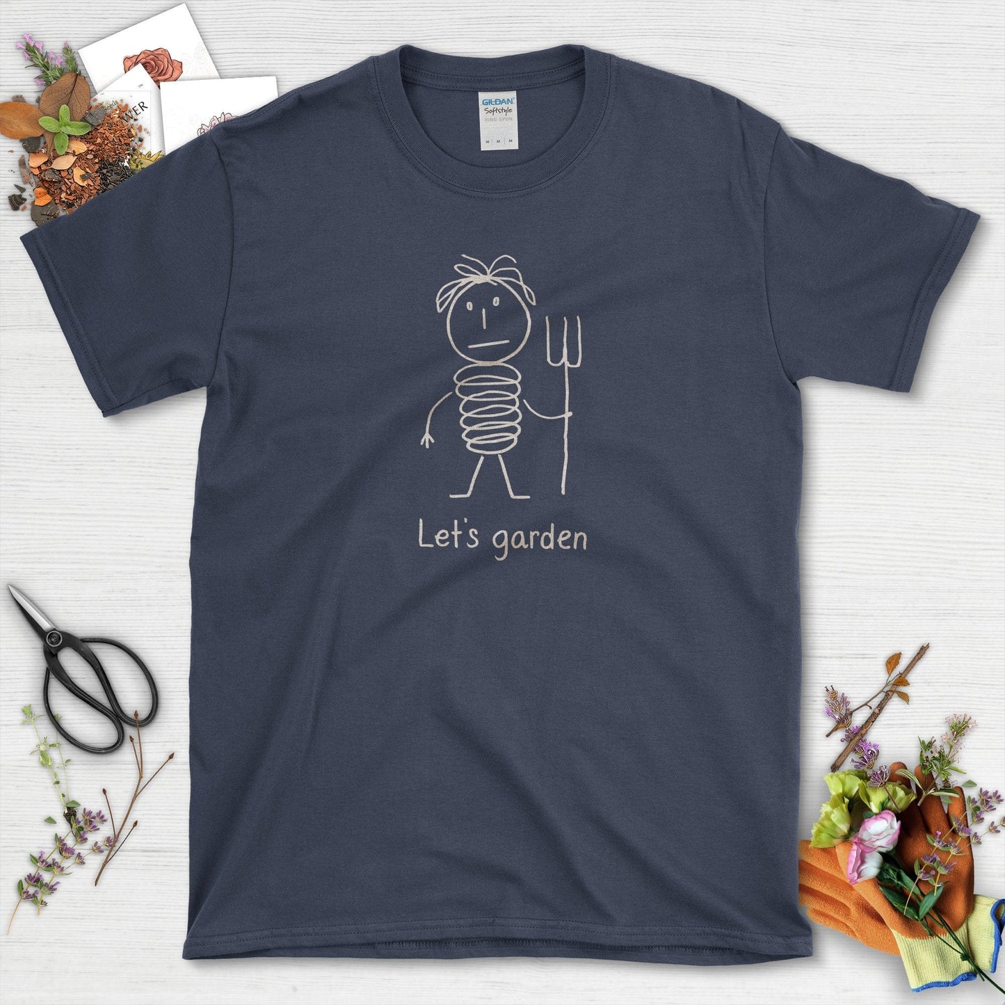 Let's Garden Youth T-Shirt Youth T-Shirt / XS / Navy Physical Item