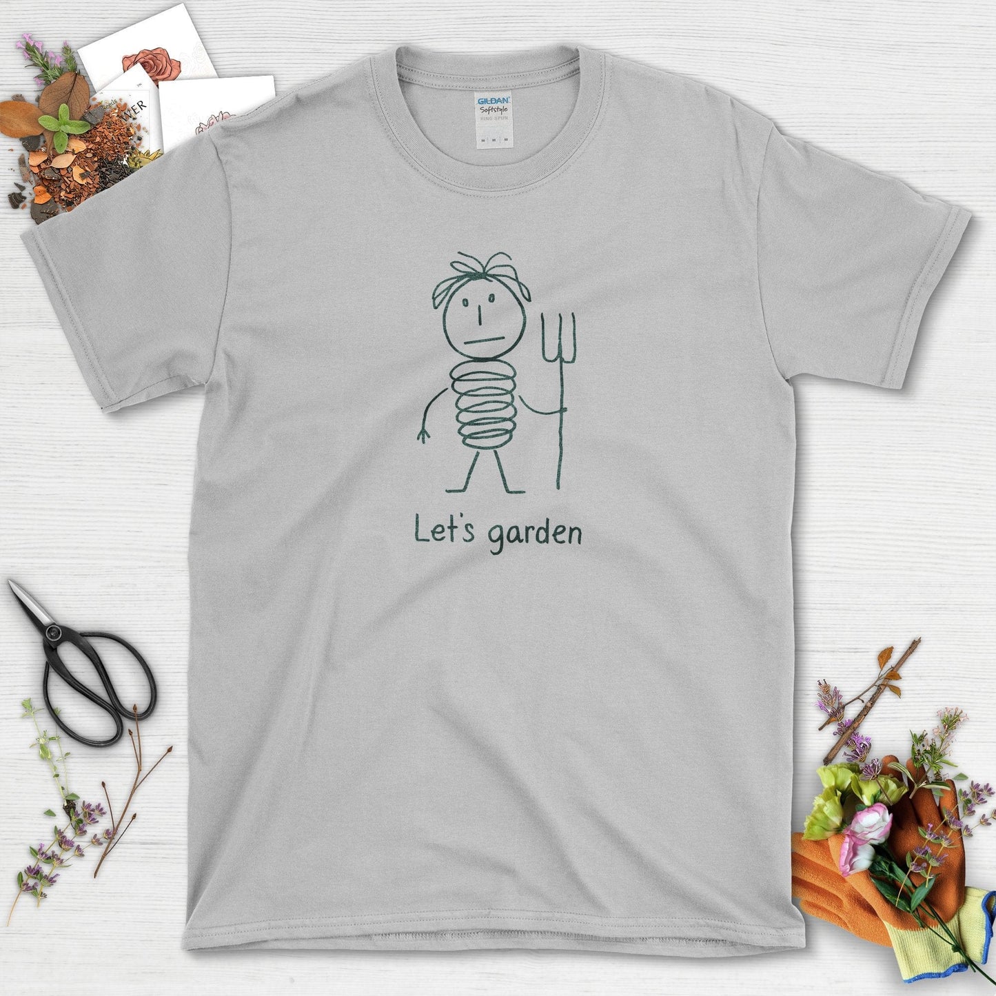 Let's Garden Youth T-Shirt Youth T-Shirt / XS / Sport Grey Physical Item