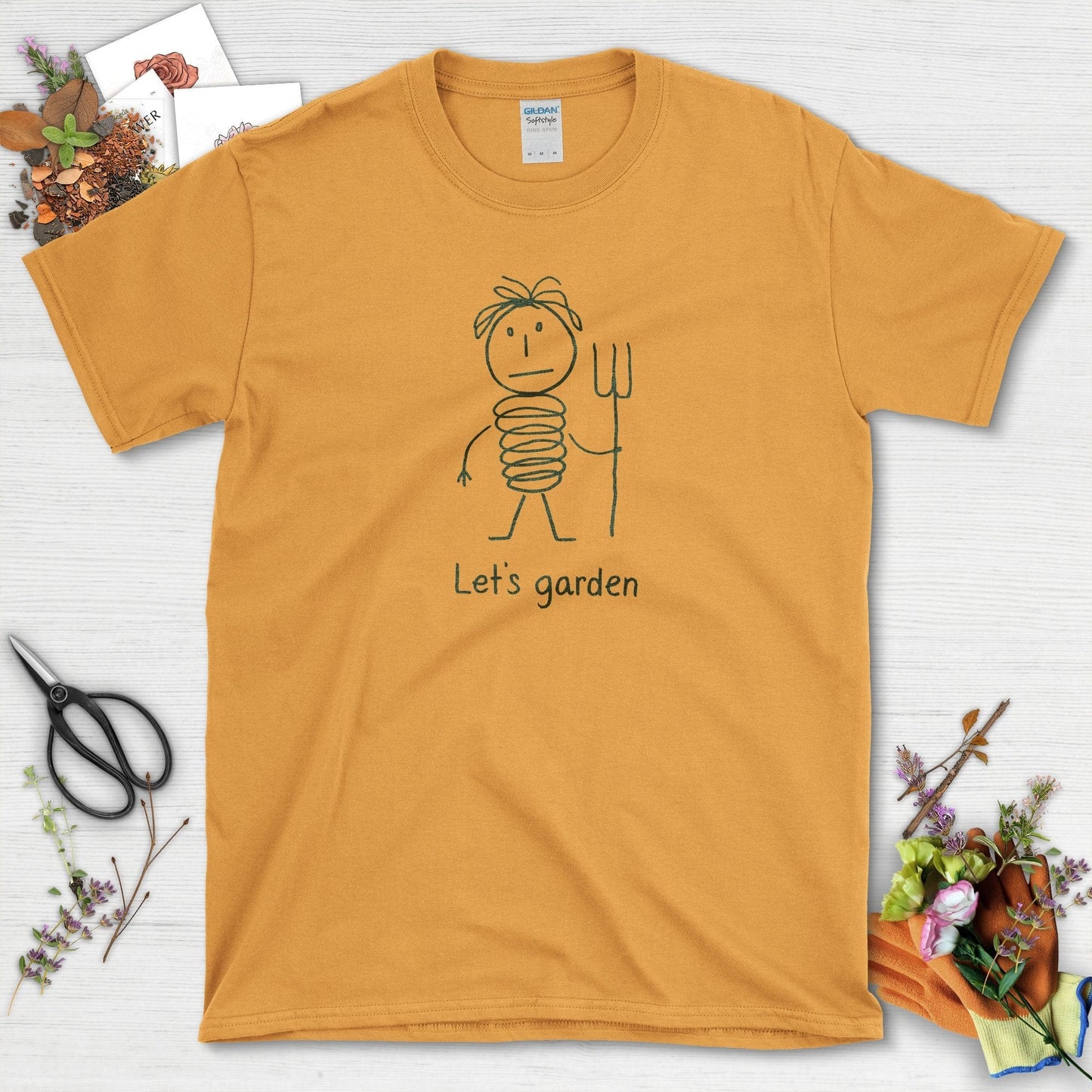 Let's Garden Youth T-Shirt Youth T-Shirt / XS / Tennessee Orange Physical Item