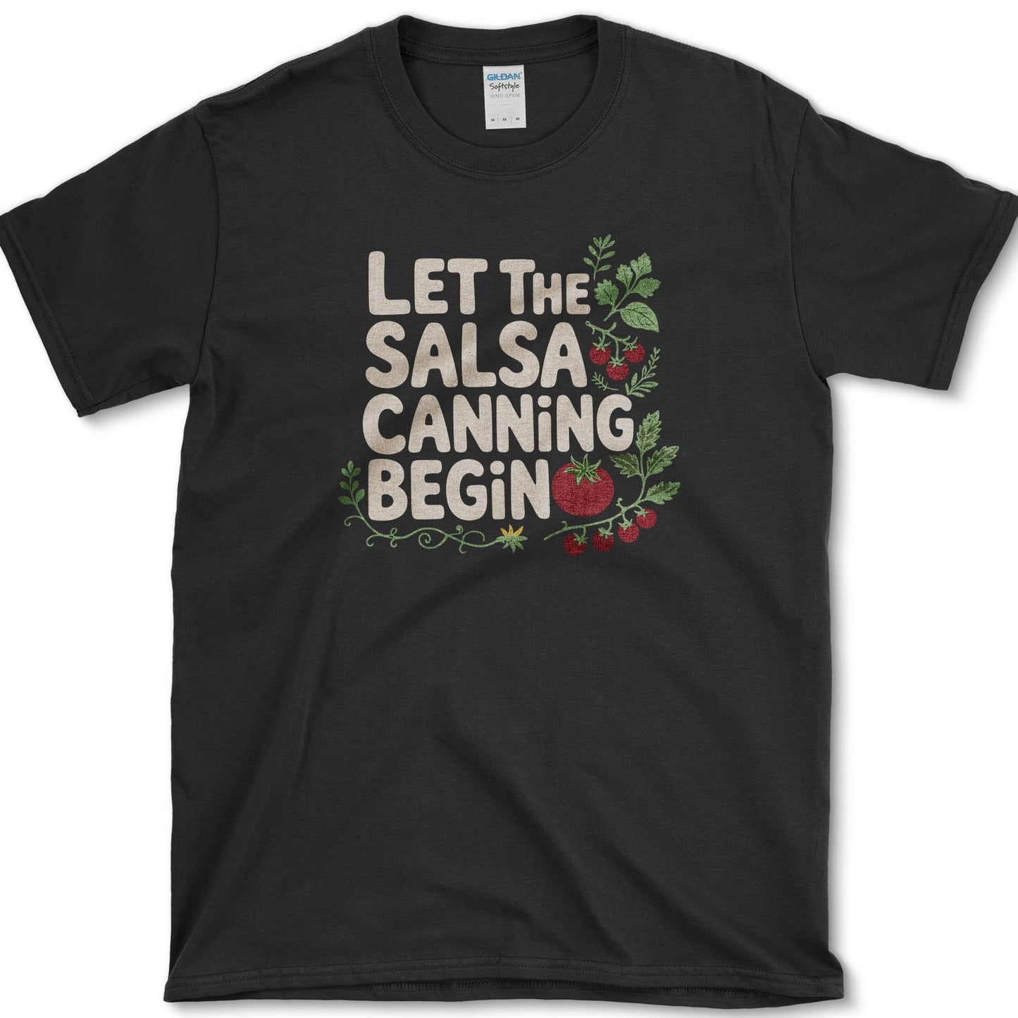 Let the Salsa Canning Begin T-Shirt S / Black Essential Tees