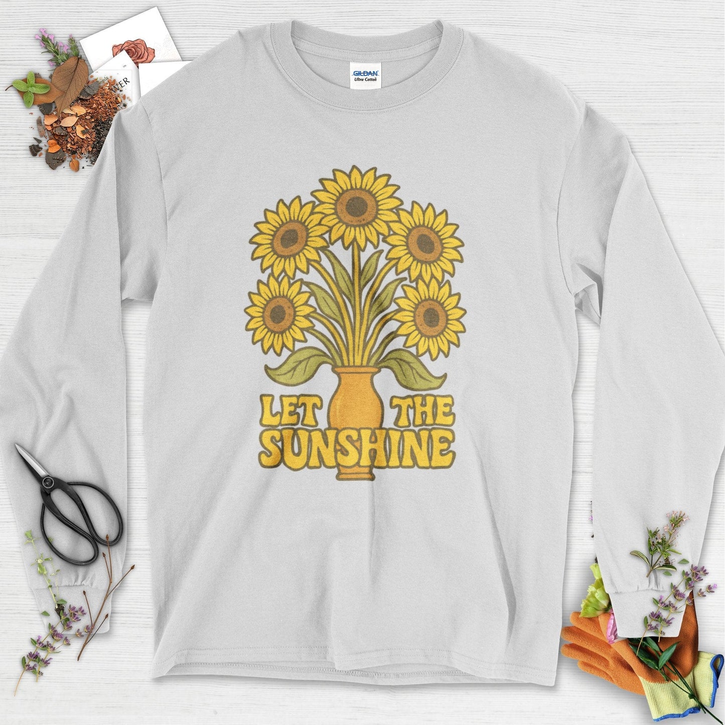Let the Sunshine Garden Long Sleeve Ash / S Physical Item