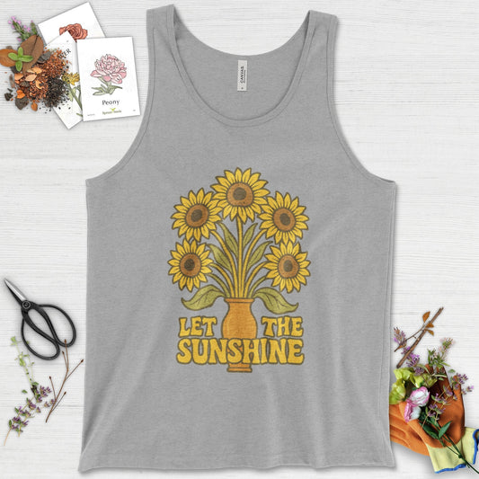 Let the Sunshine Garden Tank Top Athletic Heather / XS Physical Item