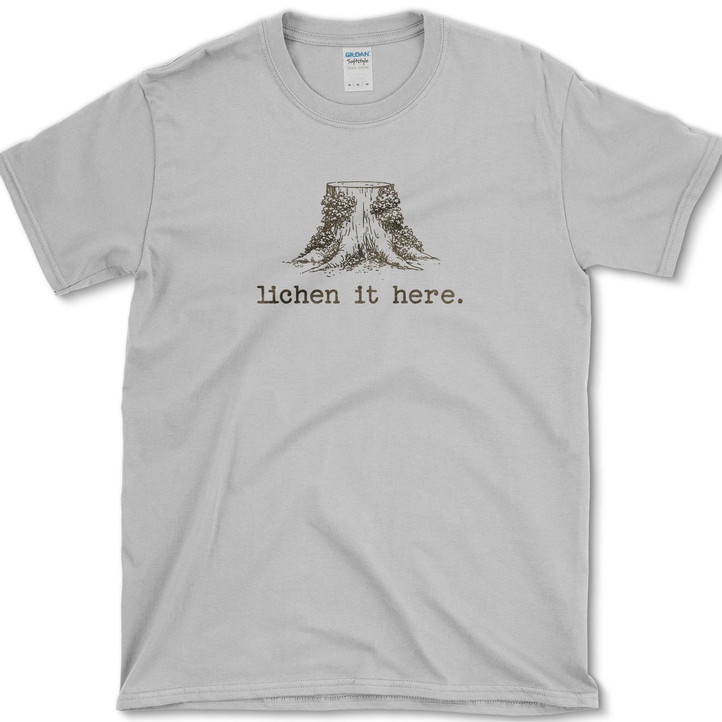 Lichen It Here T-Shirt S / Sport Grey Essential Tees