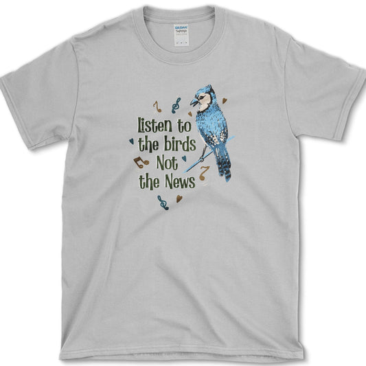 Listen to the Birds T-Shirt Sport Grey / S Physical Item