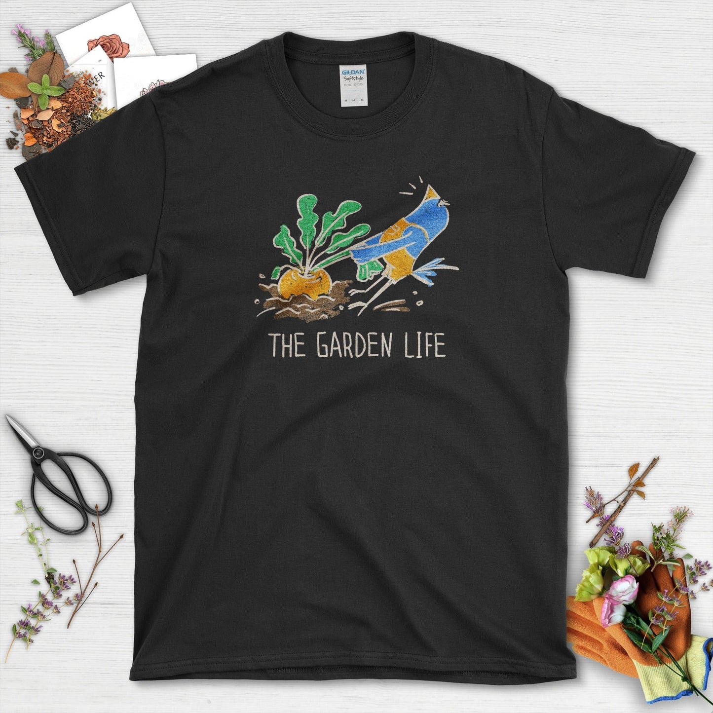 Living a Garden Life T-Shirt Black / S T-Shirt
