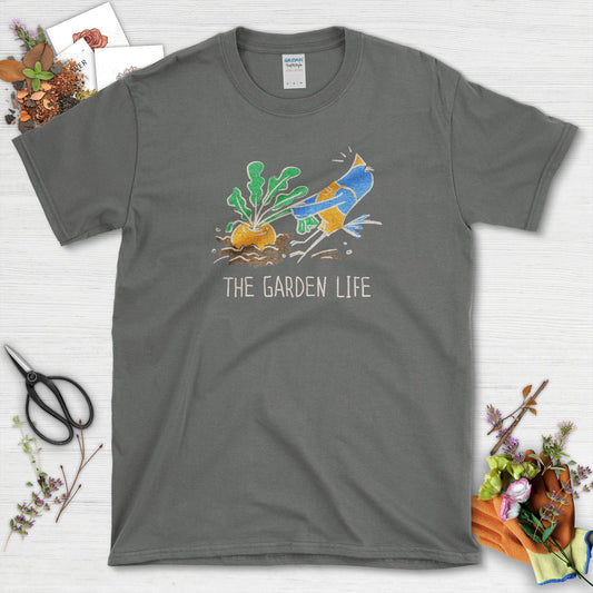 Living a Garden Life T-Shirt Charcoal / S T-Shirt