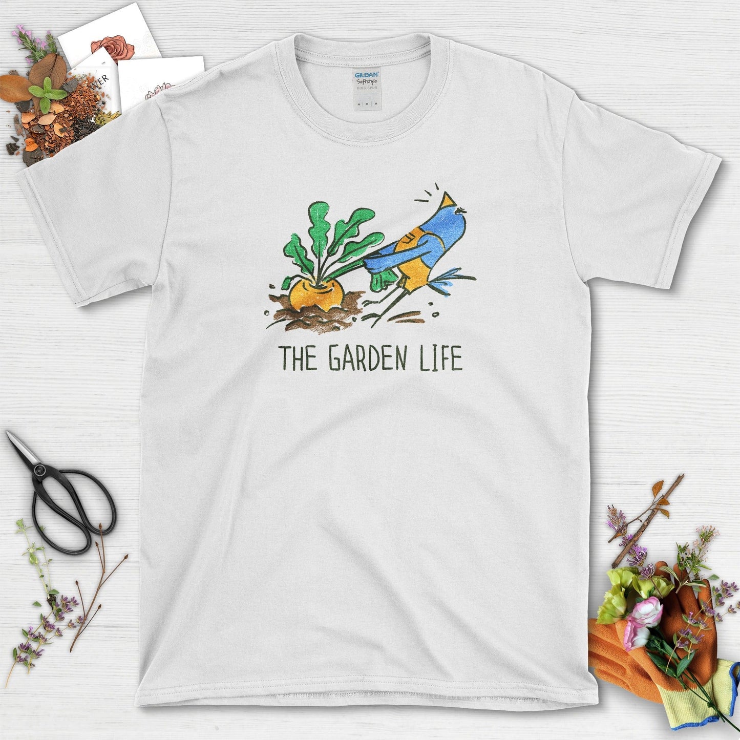 Living a Garden Life T-Shirt White / S T-Shirt