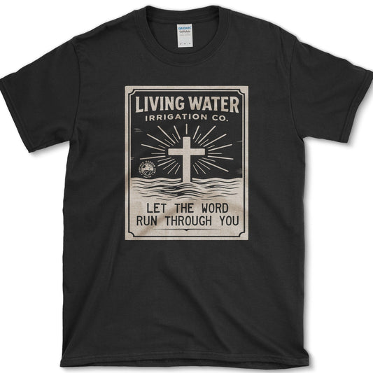 Living Water Irrigation Co. T-Shirt Essential Tees / S / Black Physical Item