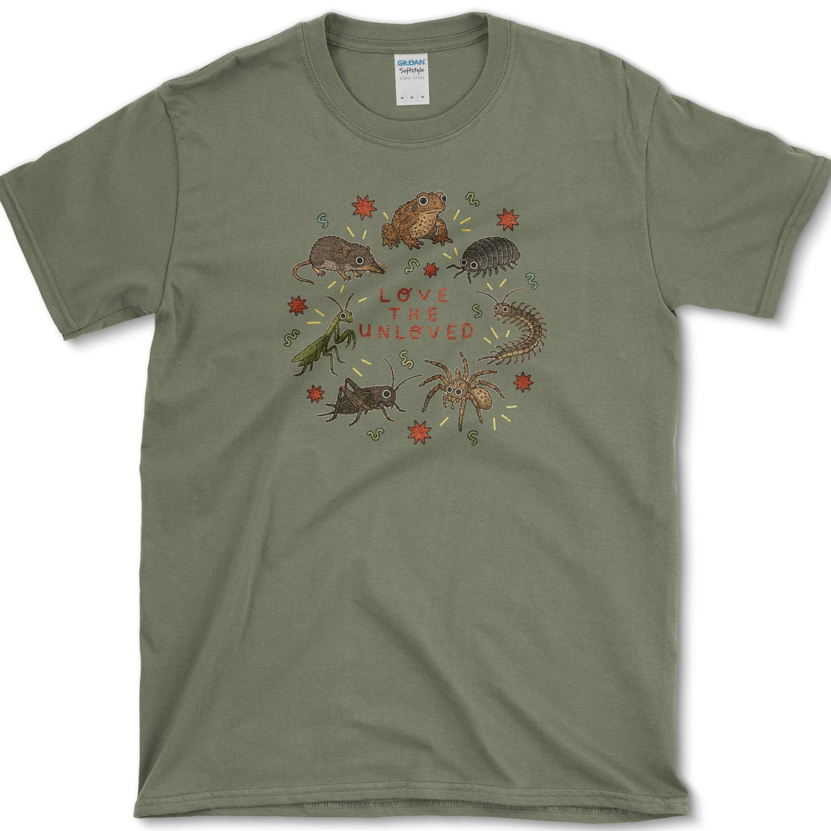 Love The Unloved T-Shirt S / Military Green Essential Tees