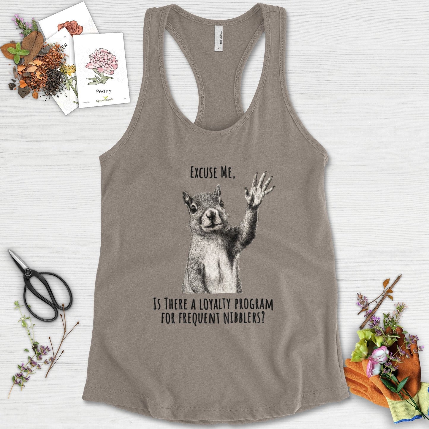 Loyalty Program Frequent Nibblers Racerback Racerback / XS / Warm Grey Physical Item