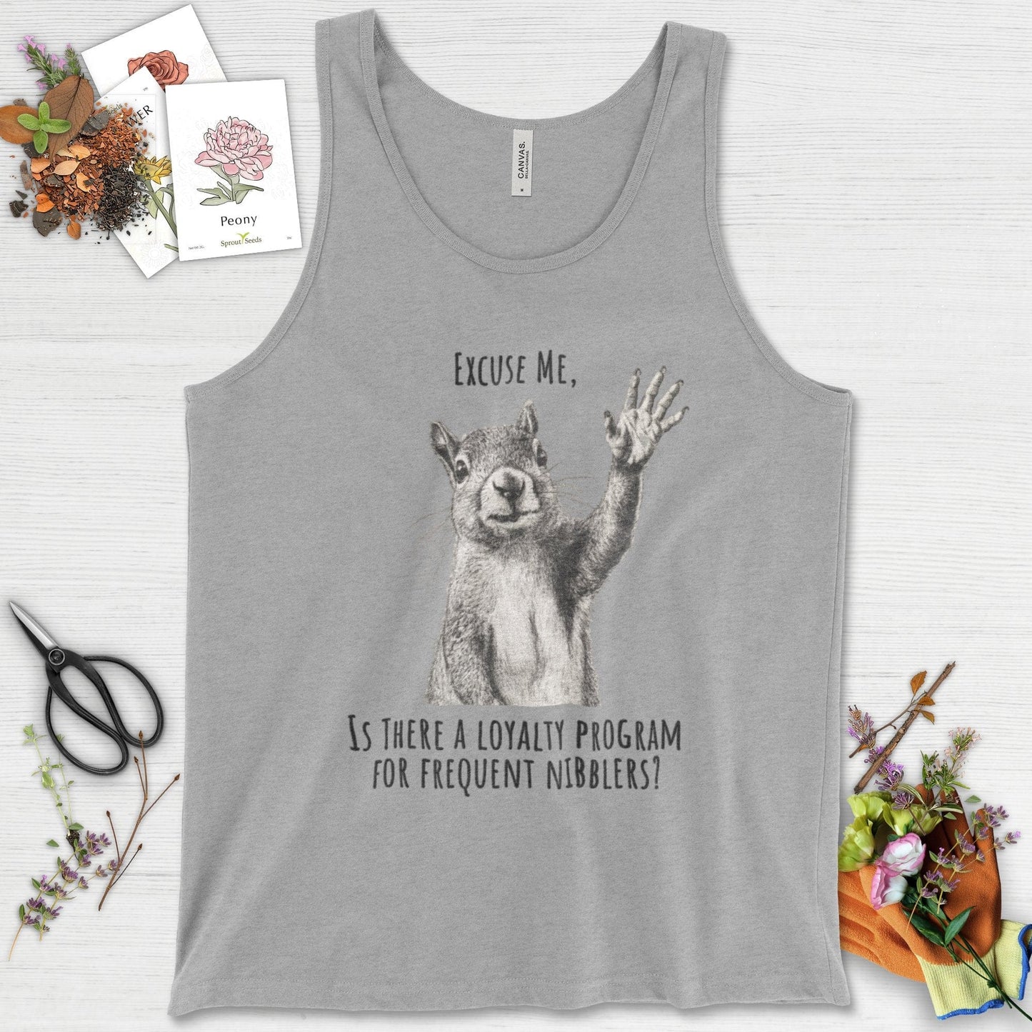 Loyalty Program Frequent Nibblers Tank Top Athletic Heather / XS Physical Item