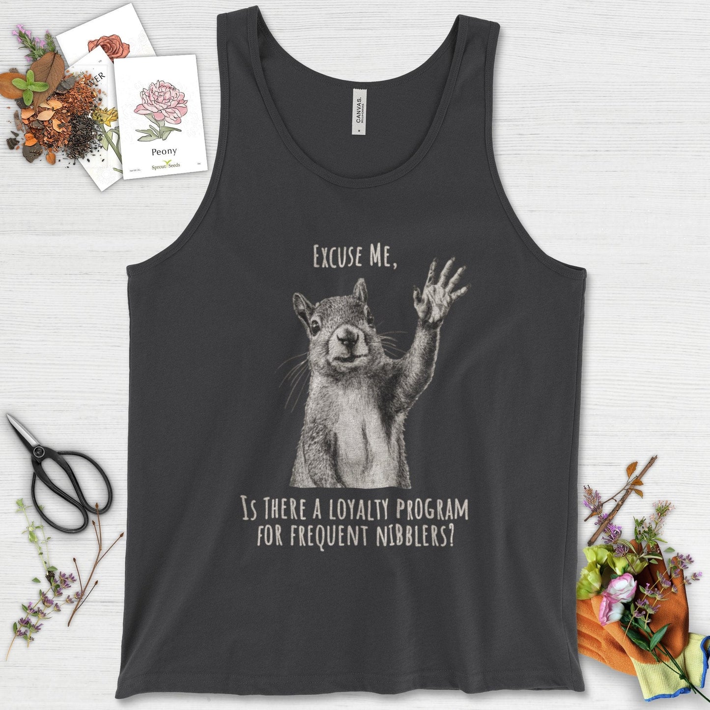 Loyalty Program Frequent Nibblers Tank Top Dark Grey / XS Physical Item