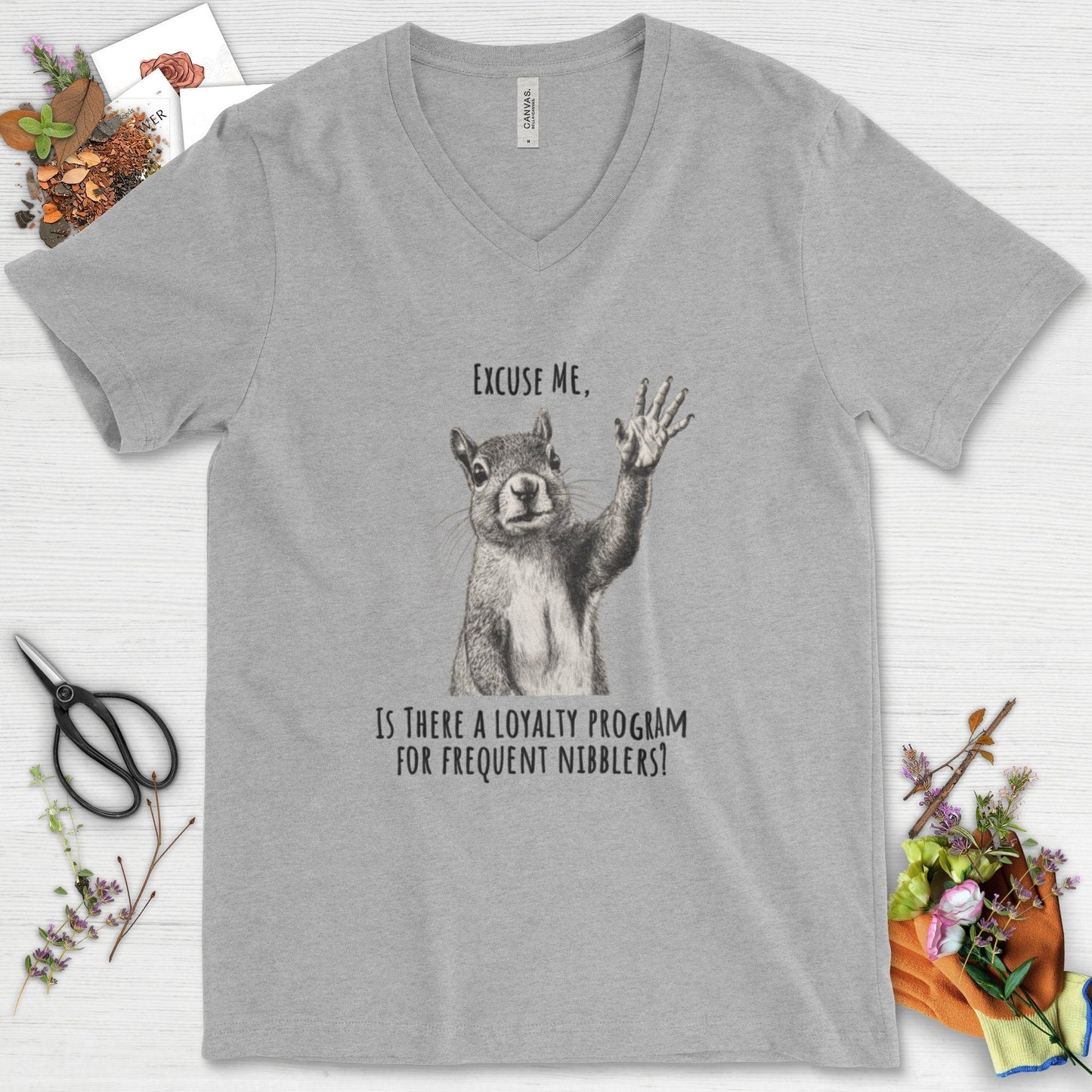 Loyalty Program Frequent Nibblers V-Neck Athletic Heather / S Physical Item