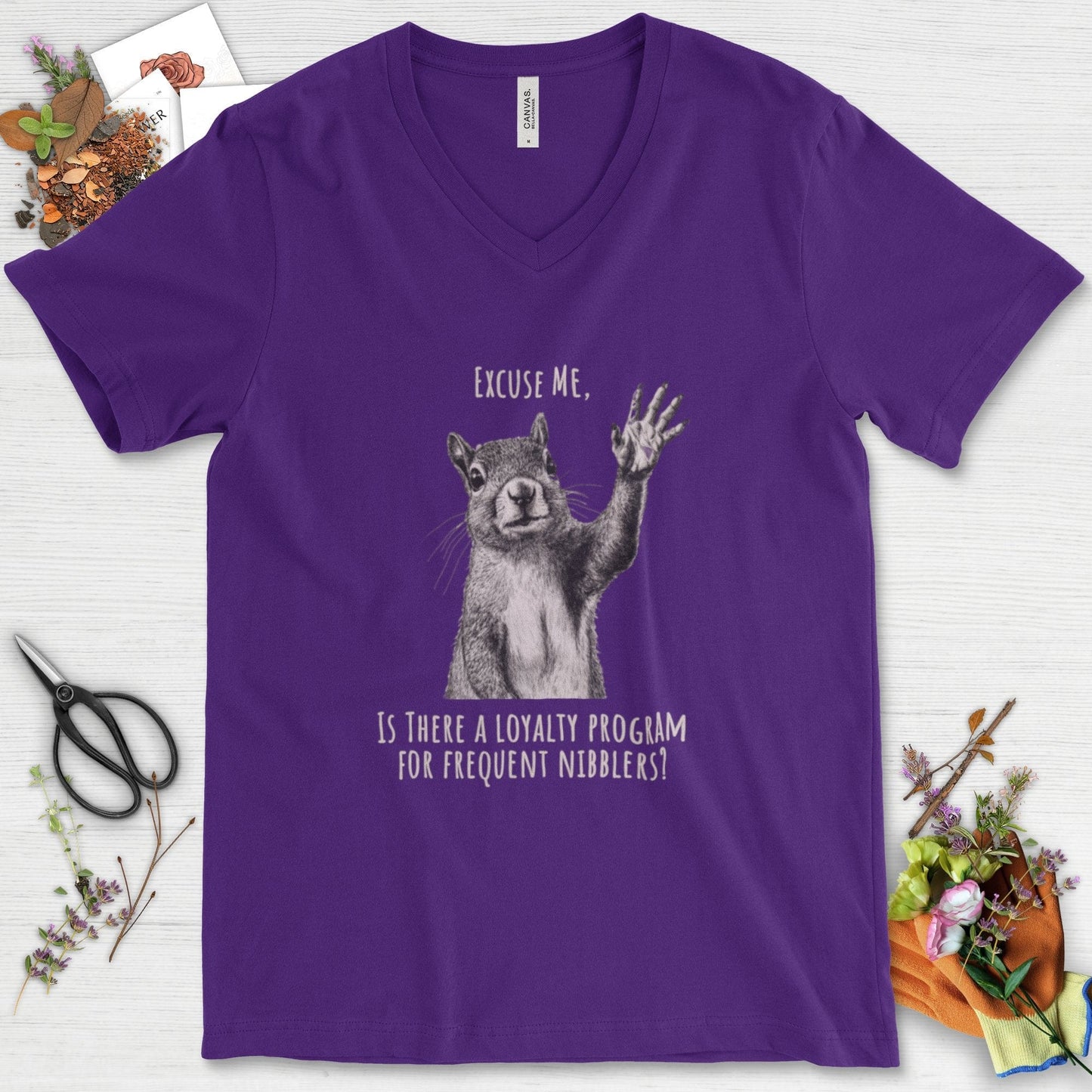 Loyalty Program Frequent Nibblers V-Neck Team Purple / S Physical Item