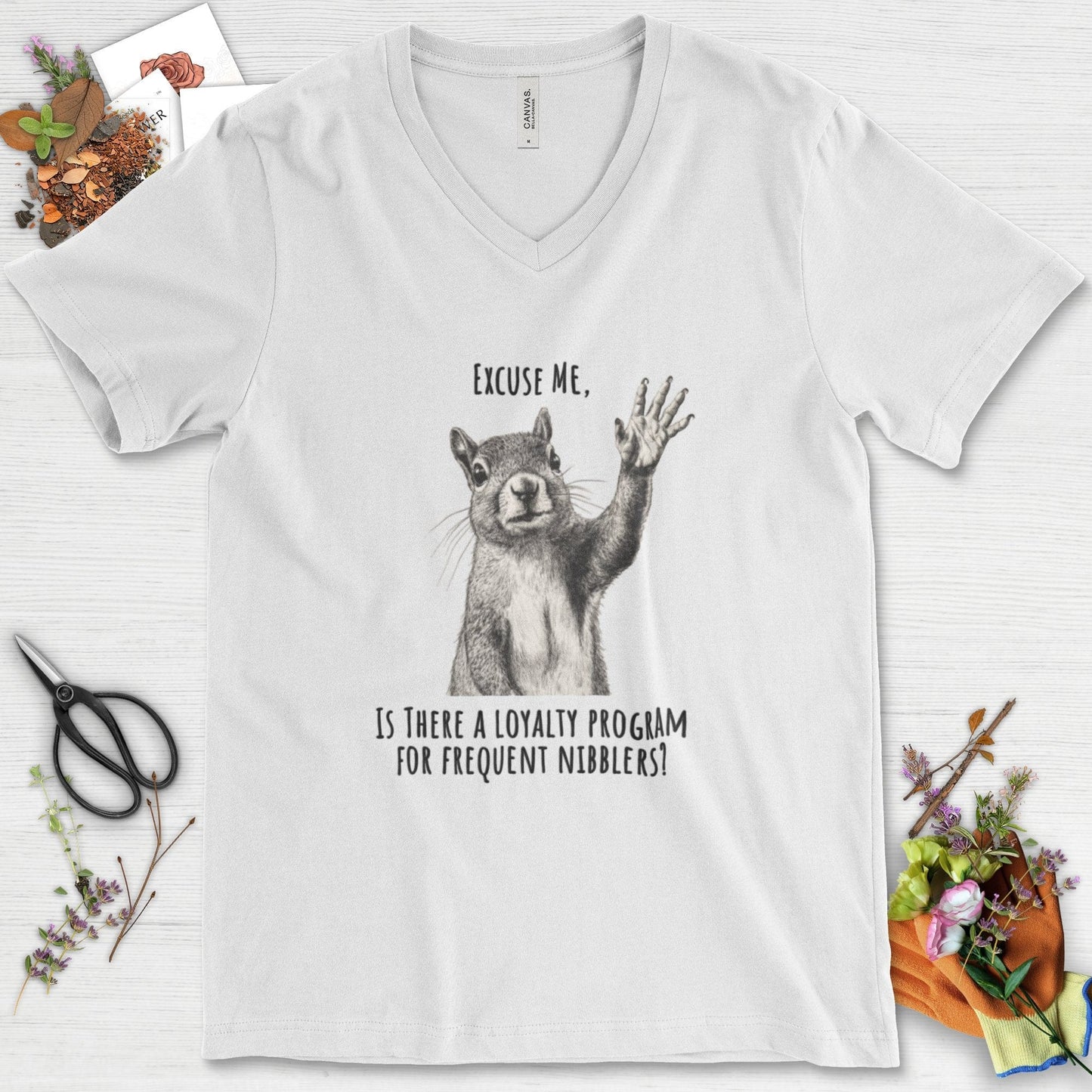 Loyalty Program Frequent Nibblers V-Neck White / S Physical Item
