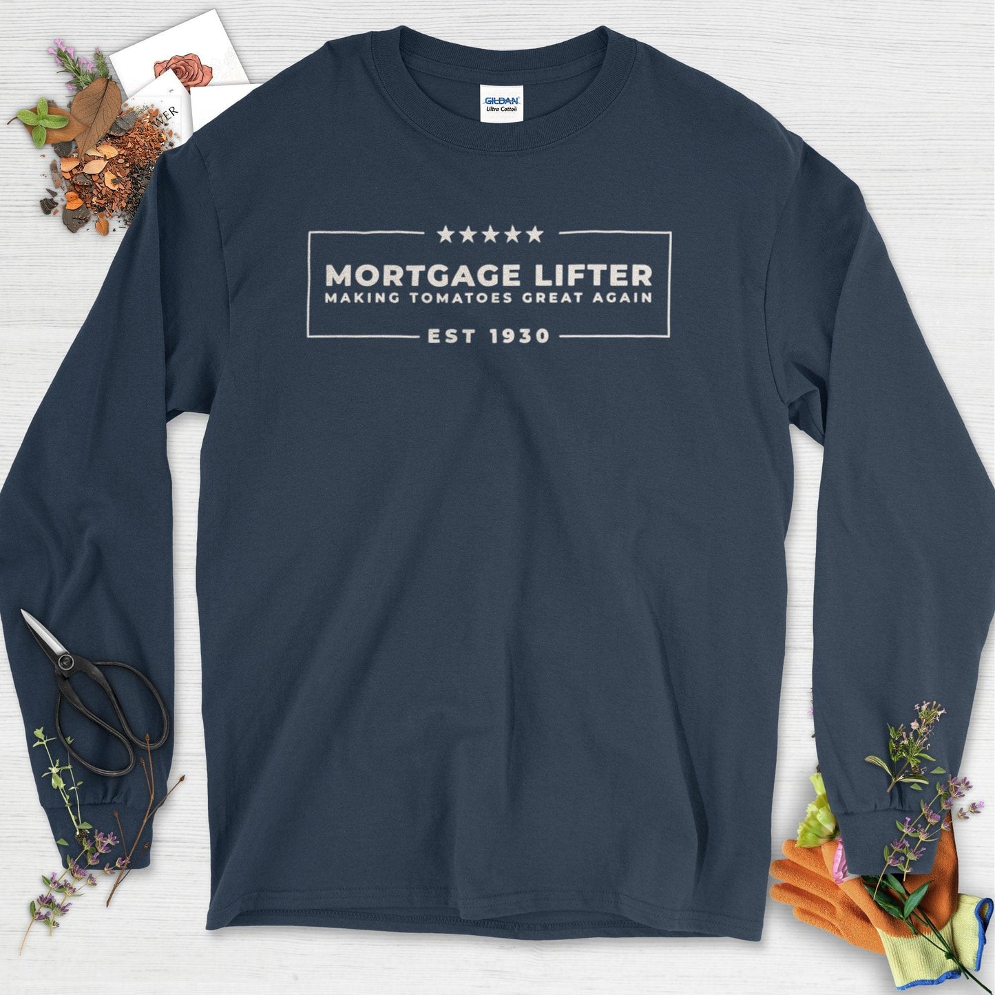 Making Tomatoes Great Again Long Sleeve Navy / S T-Shirt